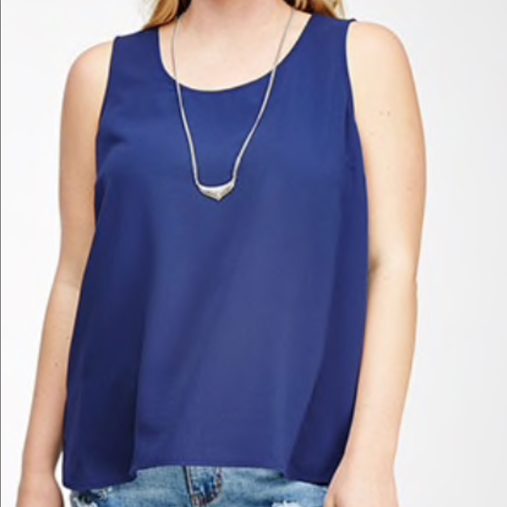 Blue blouse,  light weight.