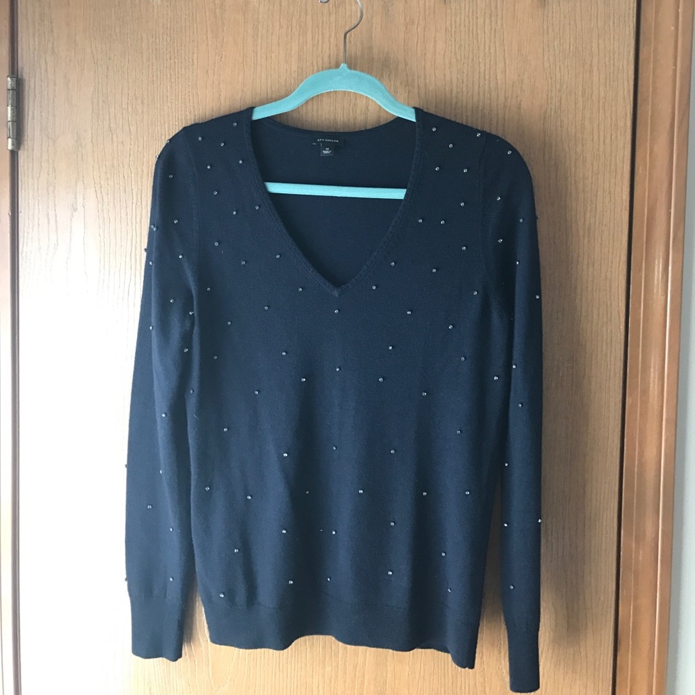 💎Ann Taylor 💎 gem polka dot sweater 💎