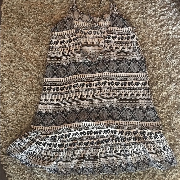 🆕 Boho Mini Summer Sundress Size Small - Picture 2 of 4