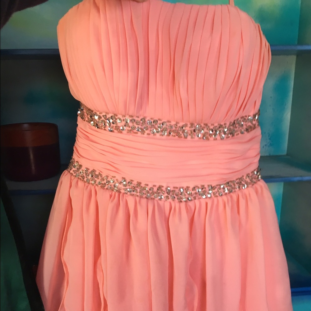 Misses special occasions dress. Light pinkish