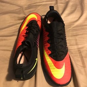 Mercurial X Turf soccer shoes.