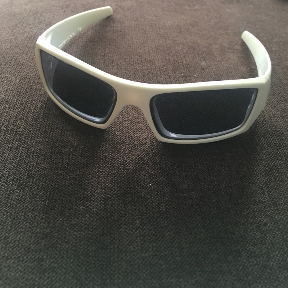 White Oakley sunglasses
