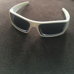 White Oakley sunglasses