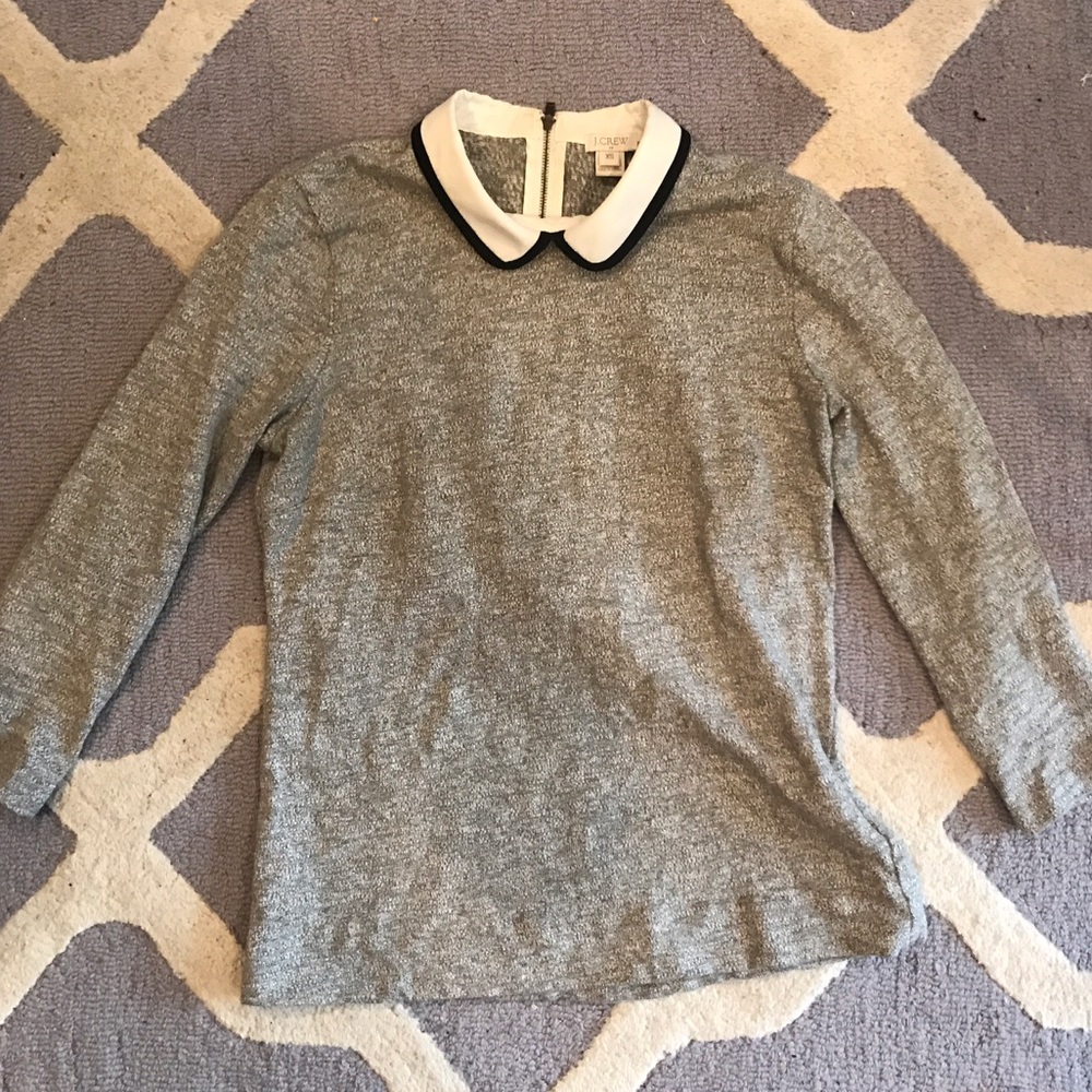 Jcrew crew neck sweater. 3/4 sleeves.
