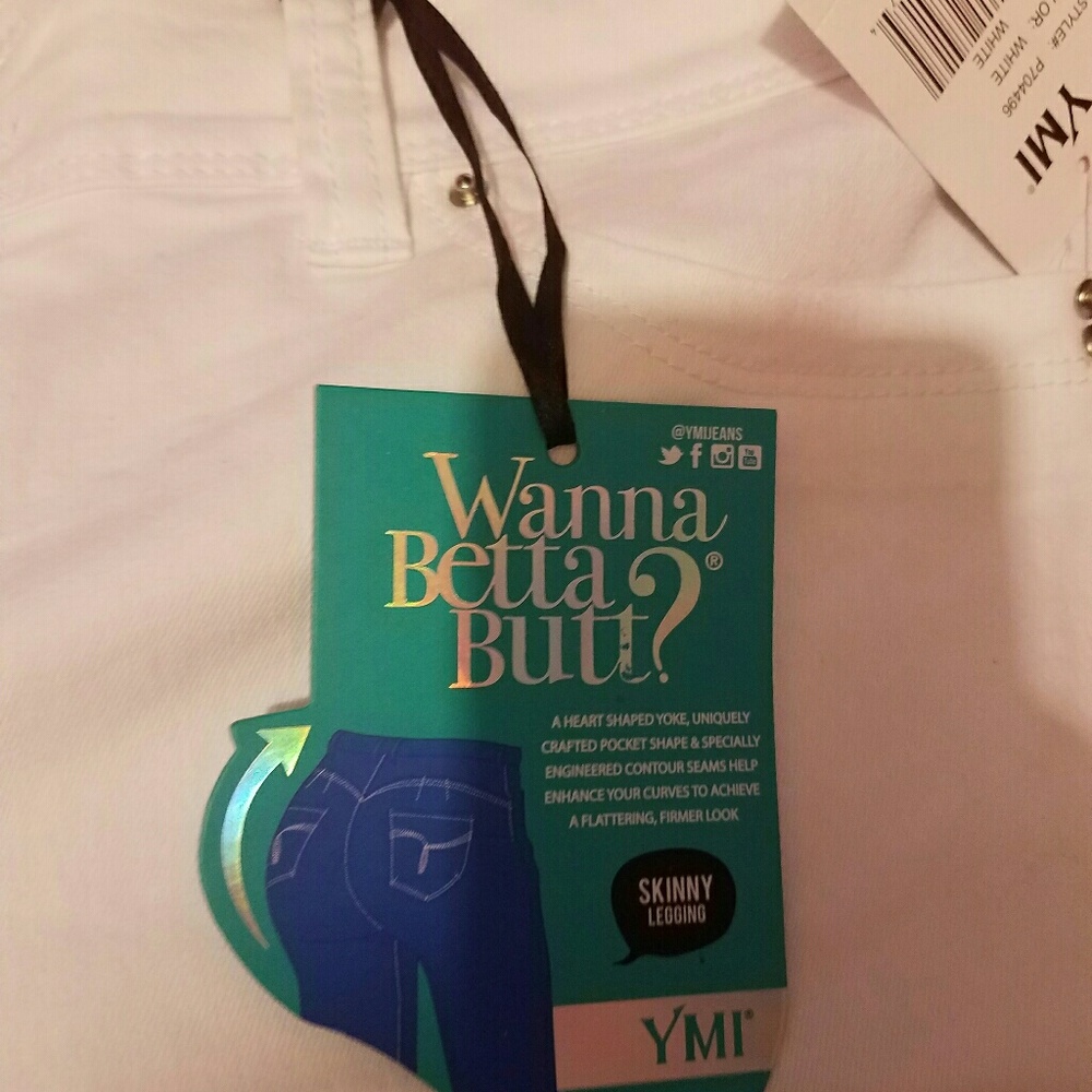 Betta butt size 15 white skinny leggings