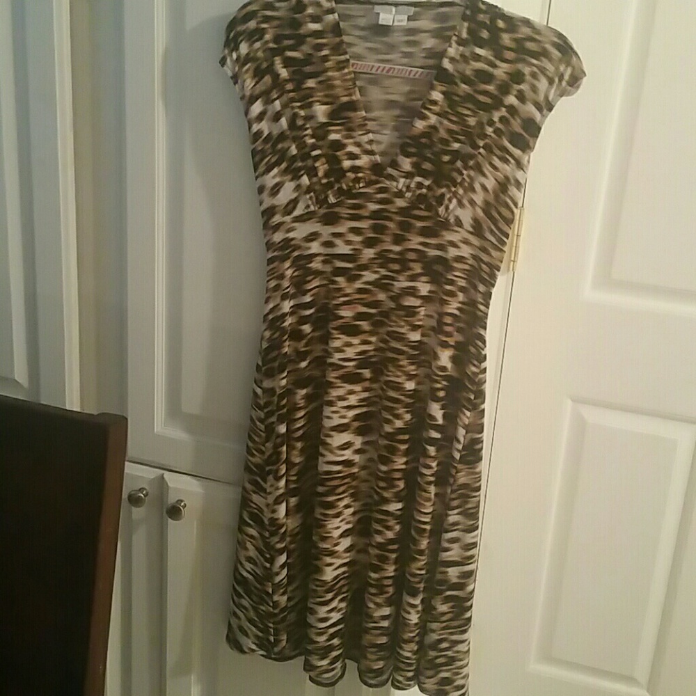 Leopard print dress