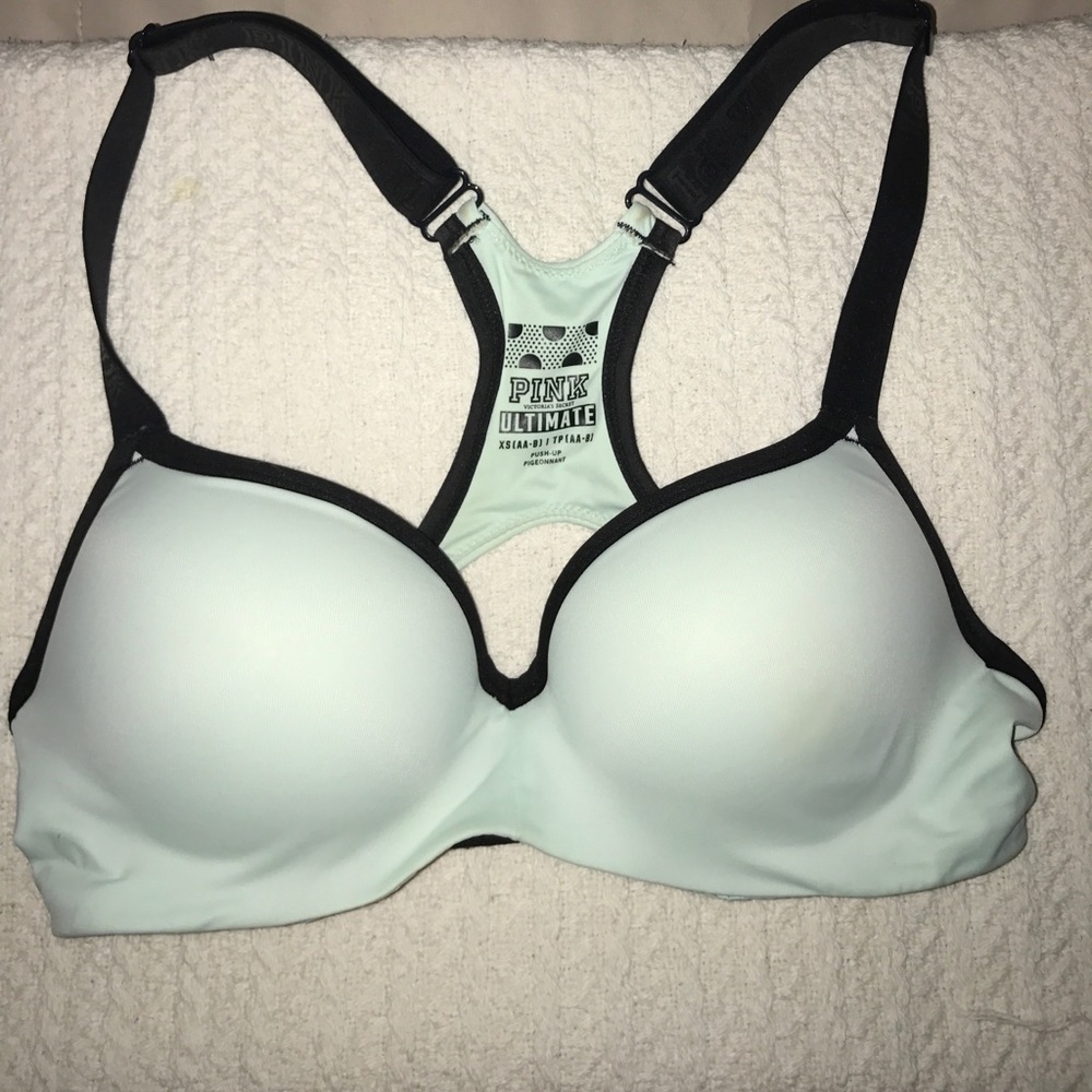 PINK push up sports bra