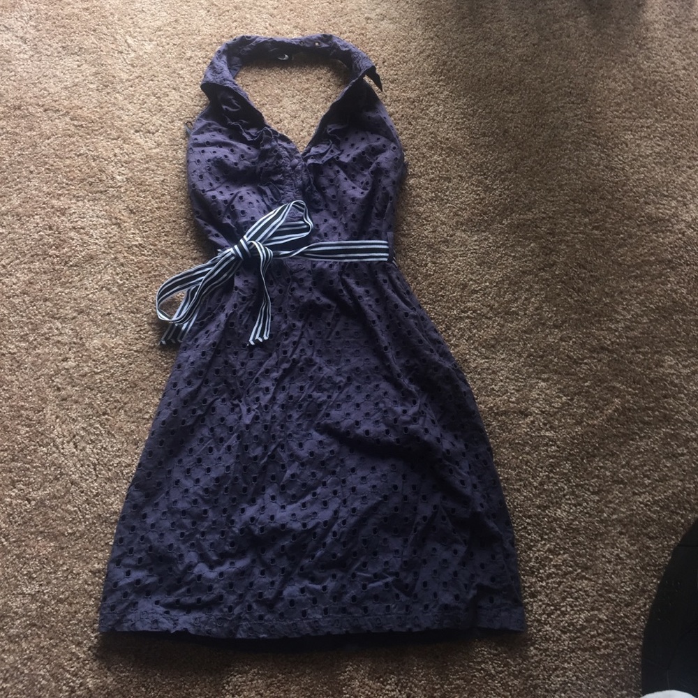 Girly backless beach dress