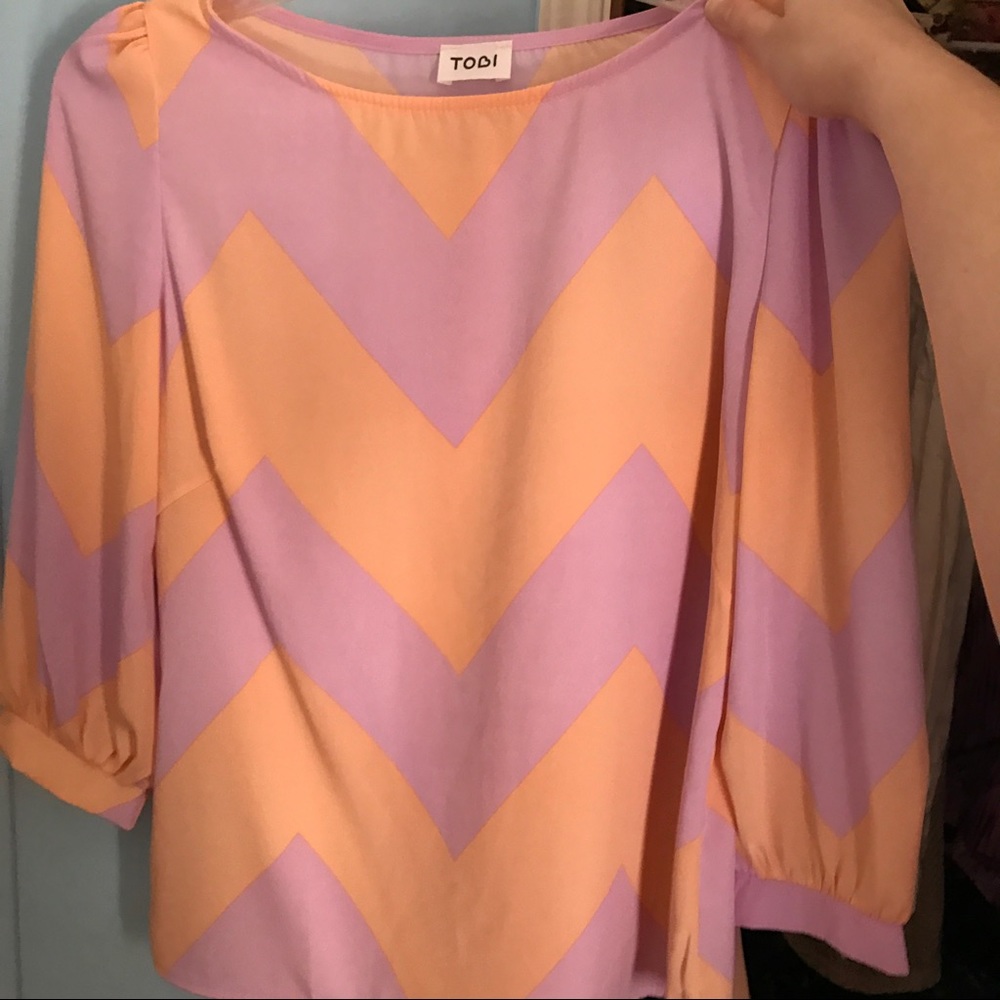 Chevron Tobi Top