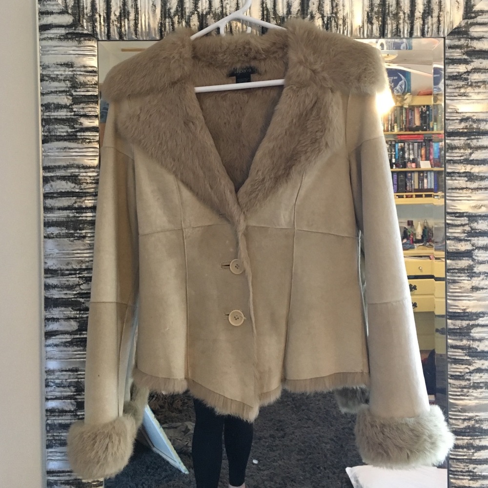 Arden B 100% Rabbit fur coat