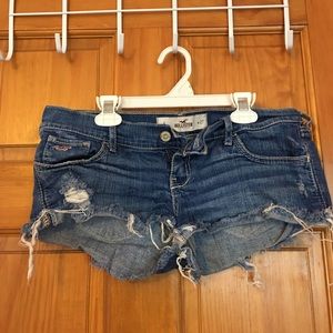 Hollister jean shorts
