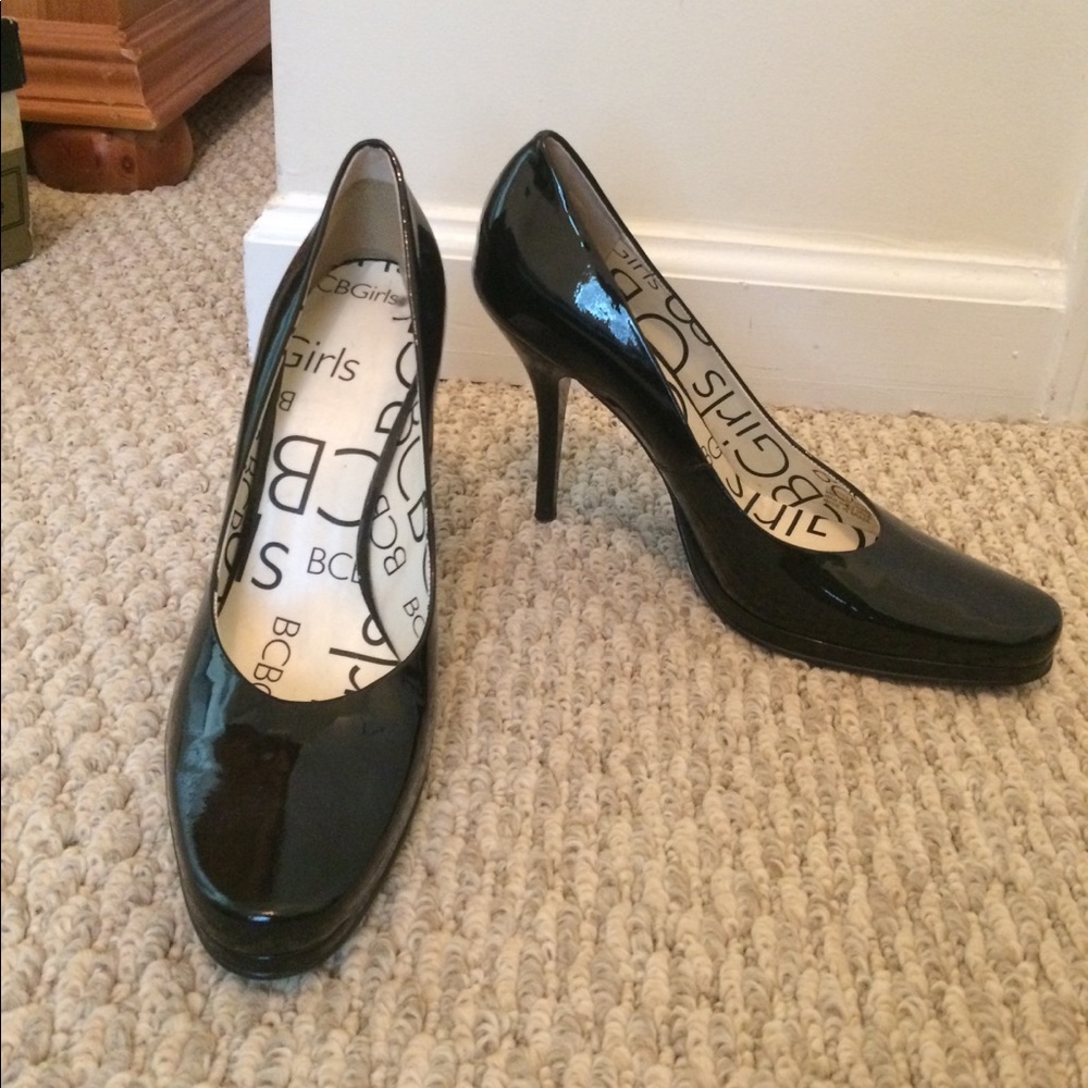 Patent leather bcbg heels
