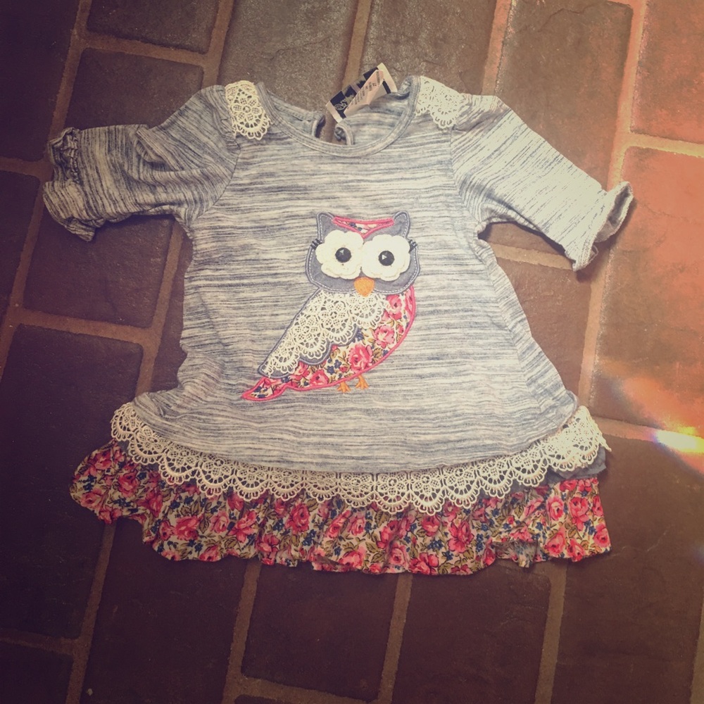 Adorbs owl🦉🦉 lil gals tunic💕💕