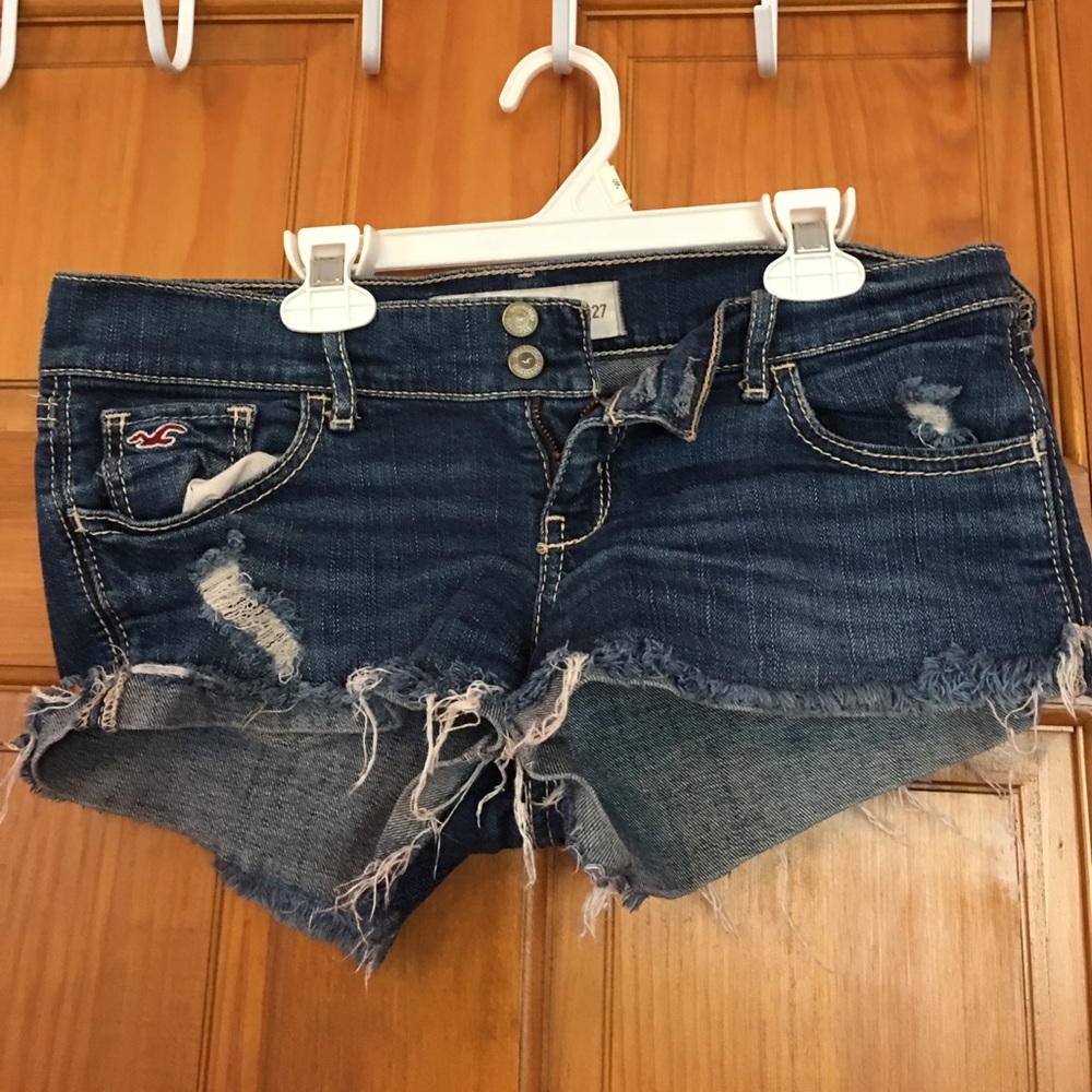 Hollister jean shorts