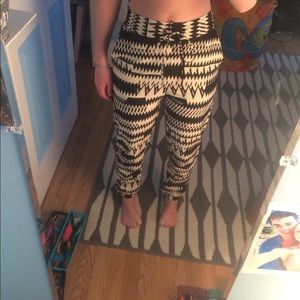 Stripped designed pants