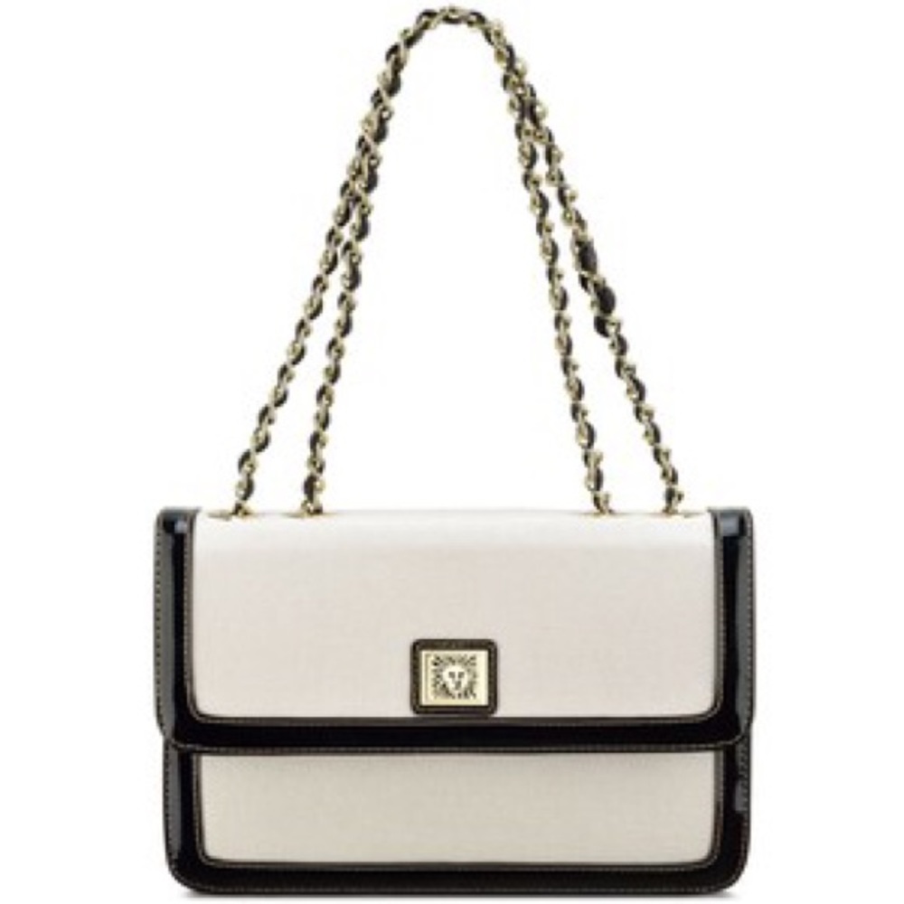 Anne Klein black and white handbag