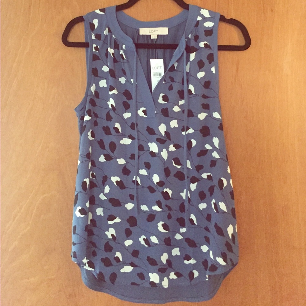 LOFT blouse tank NWT