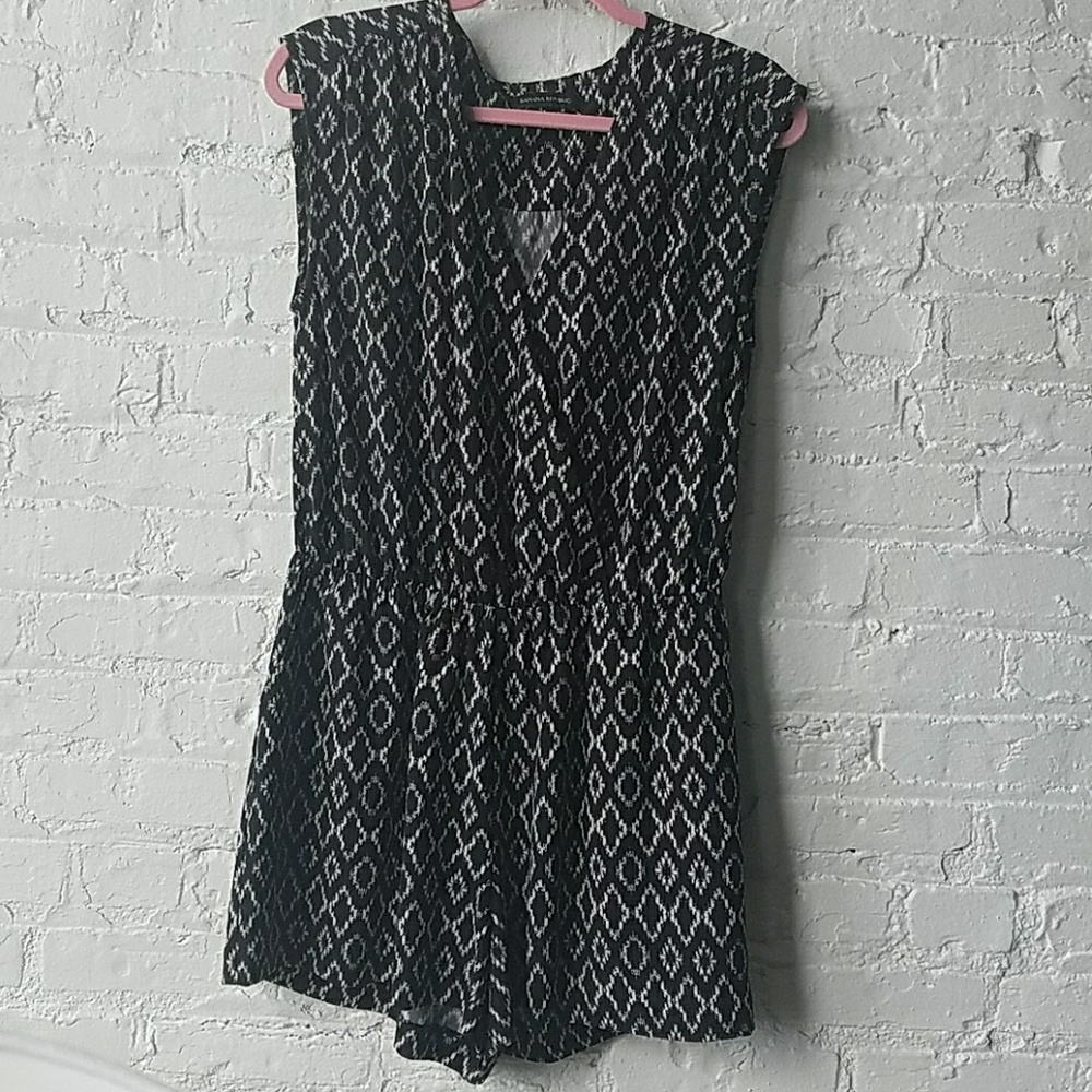   Banana Republic faux wrap Romper