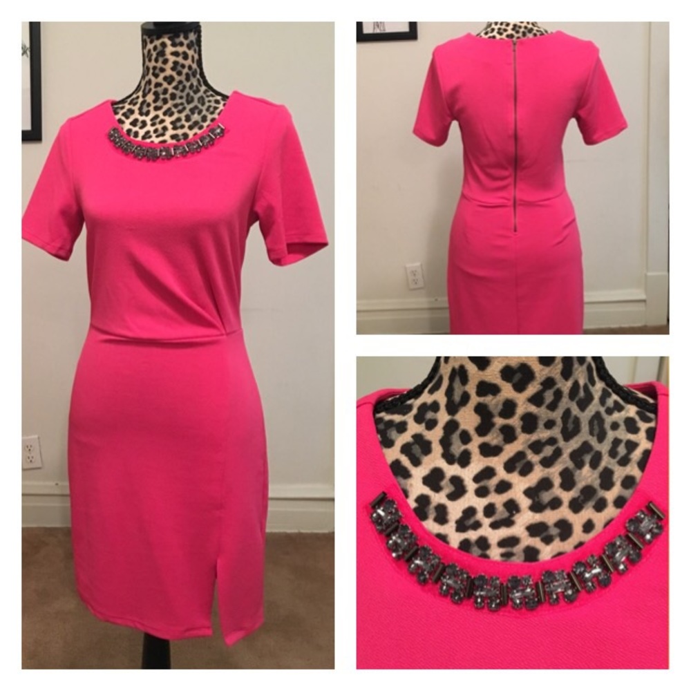 Jessica Simpson Hot Pink Dress