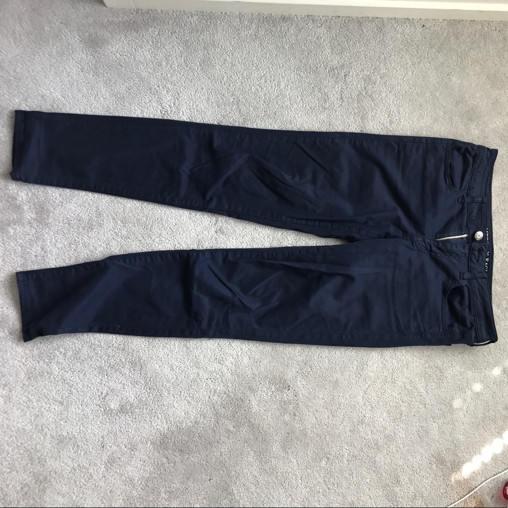 Dark Blue Sateen American Eagle Jeggings