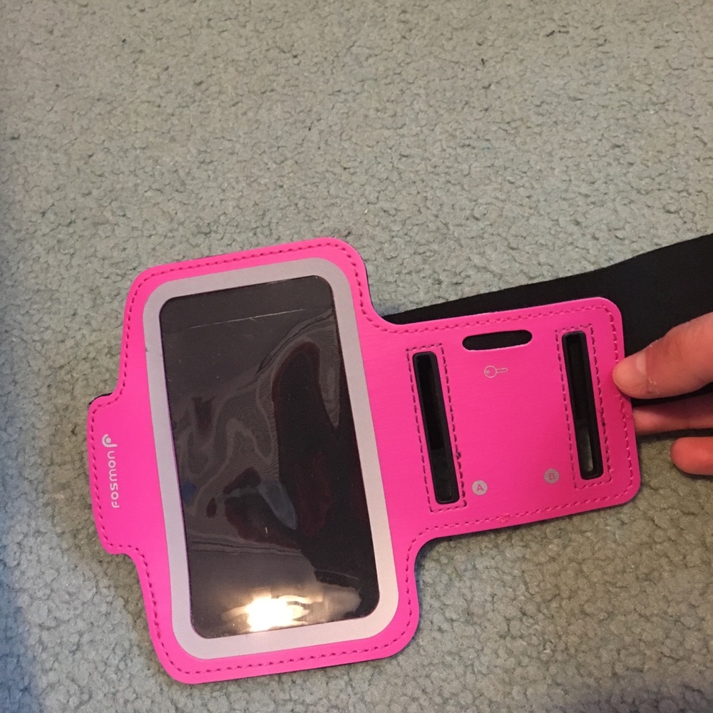 Phone holder strap for your arm! Great for running