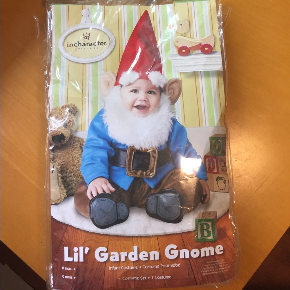 12 month Garden Gnome costume