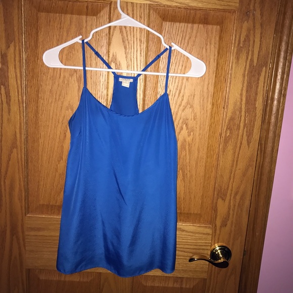 J. Crew blue flowy top - Picture 1 of 2
