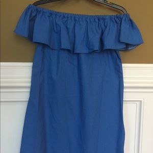 Cute off the shoulder dress!