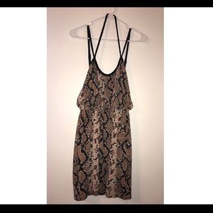 XS Snake print summer dress!