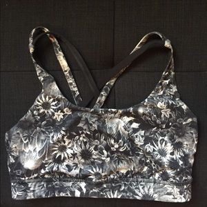 Lululemon floral sports bra