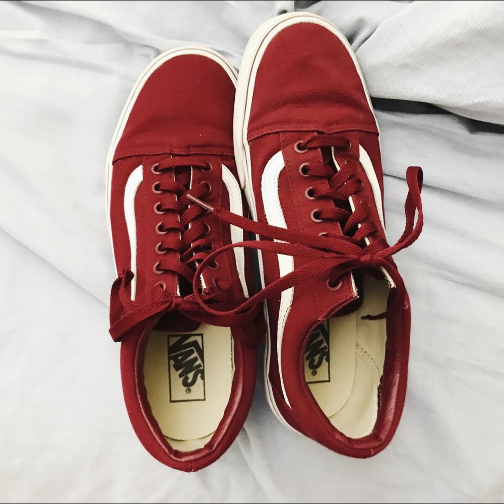 Maroon classic Vans