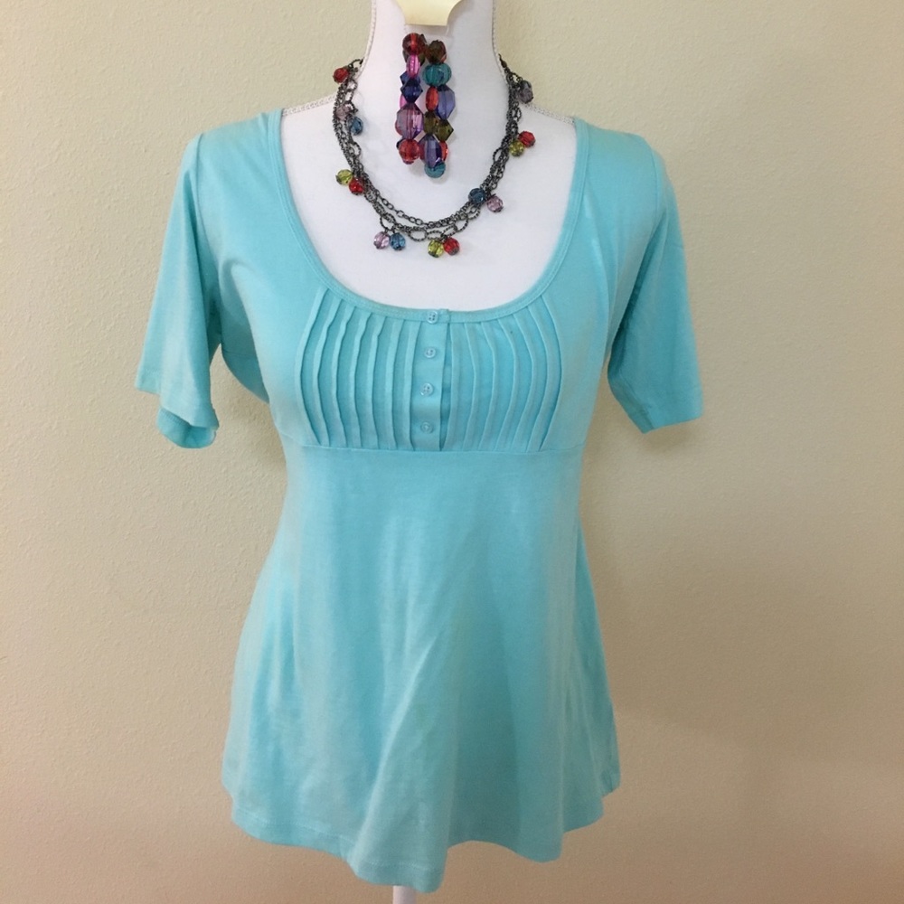 Baby blue top NWOT