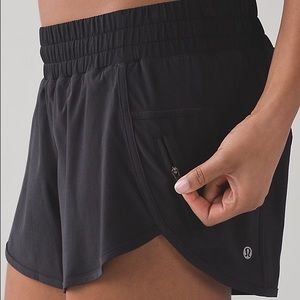 Lululemon Black Tracker Running Shorts
