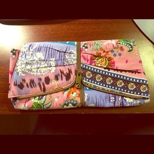 Taylor Swift clutch, multi-color floral
