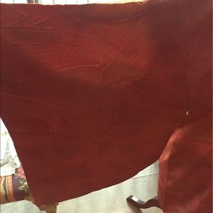 Vintage Kimono - terra cotta color w/unique lining