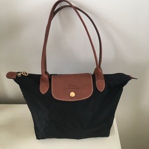 Longchamp Small Le Pliage' Shoulder Tote Black