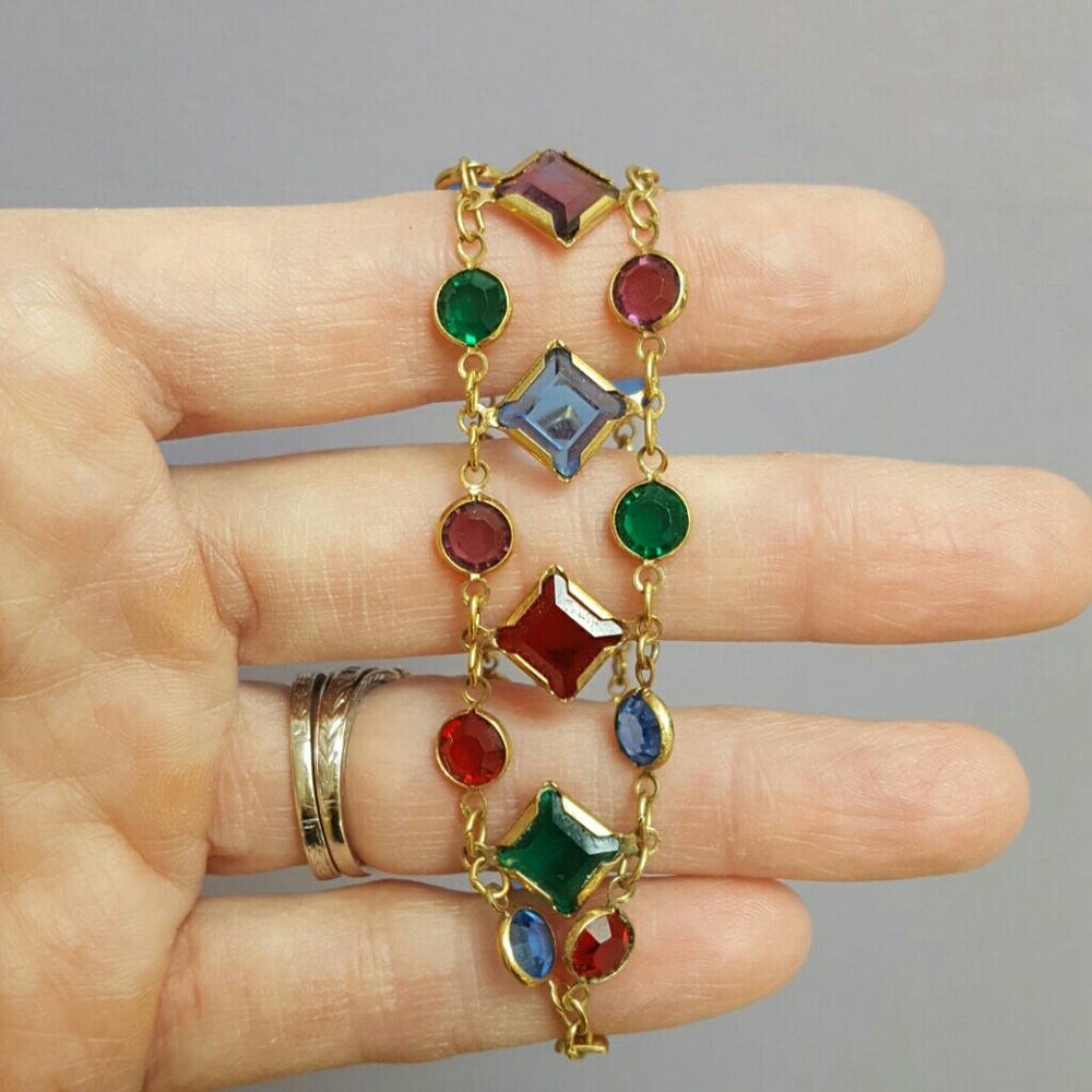 Vintage Swarovski crystal bracelet