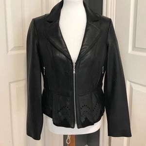 WHBM Leather Jacket