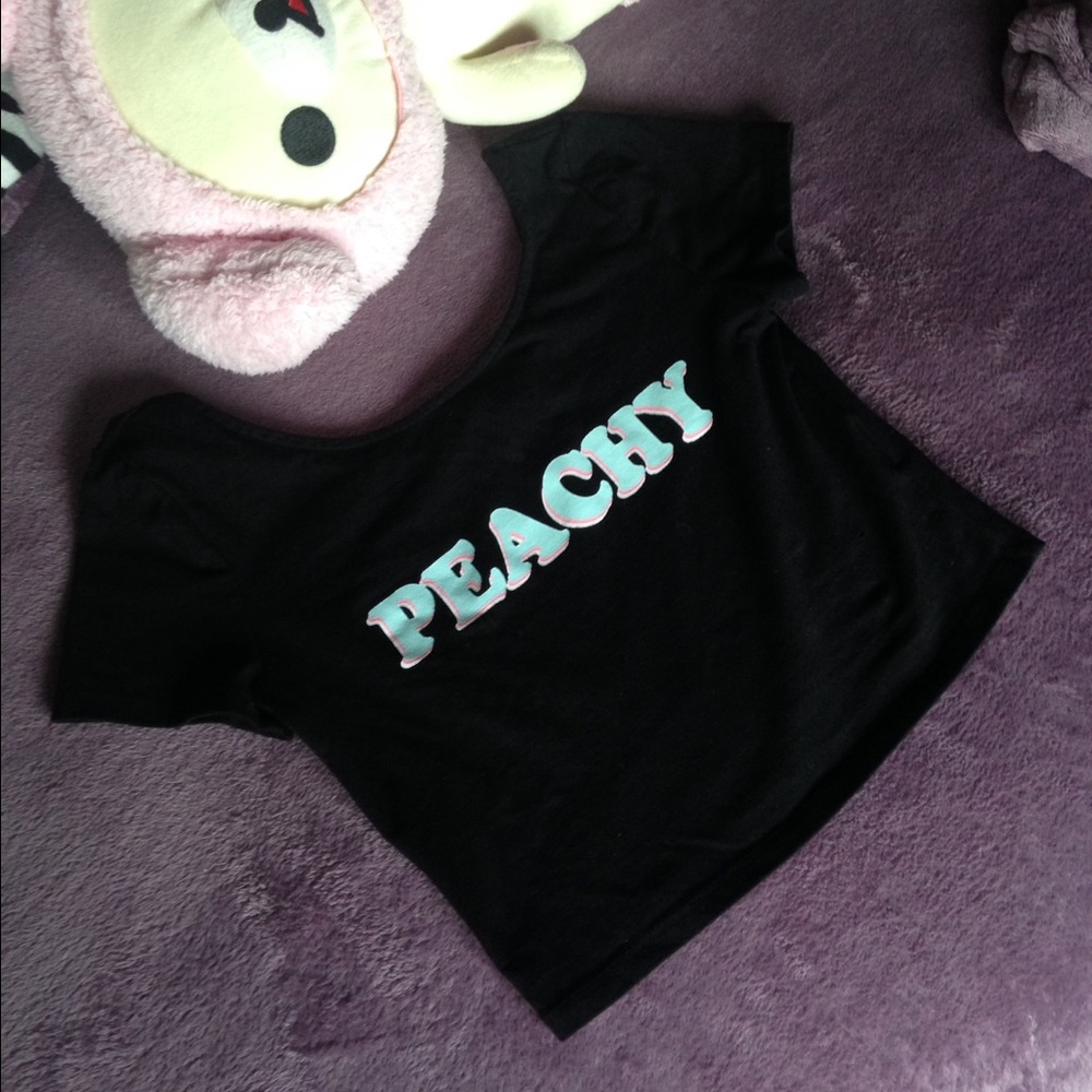 "Peachy" crop top.