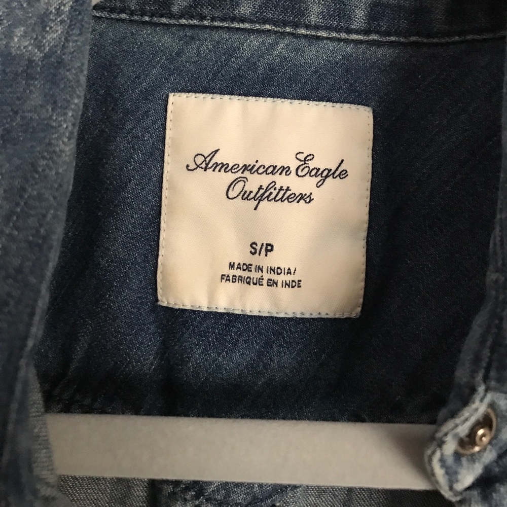 Denim long sleeve top - Picture 4 of 7