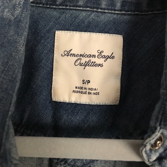 Denim long sleeve top - Picture 4 of 7