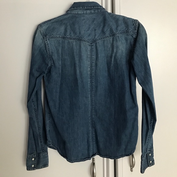 Denim long sleeve top - Picture 5 of 7