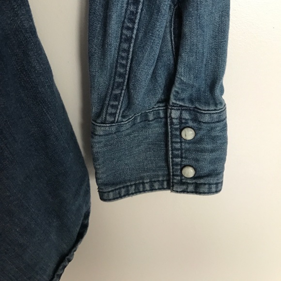 Denim long sleeve top - Picture 6 of 7