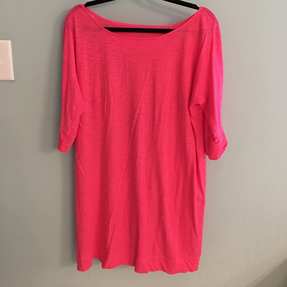 Lilly Pulitzer Pima cotton dress large pink