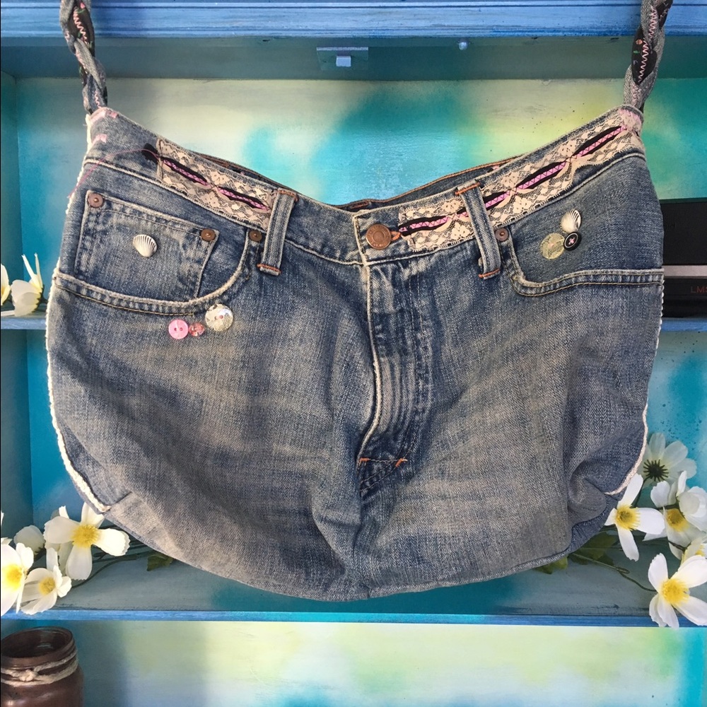 Hippy Girl Custom Purse handmade NWOT