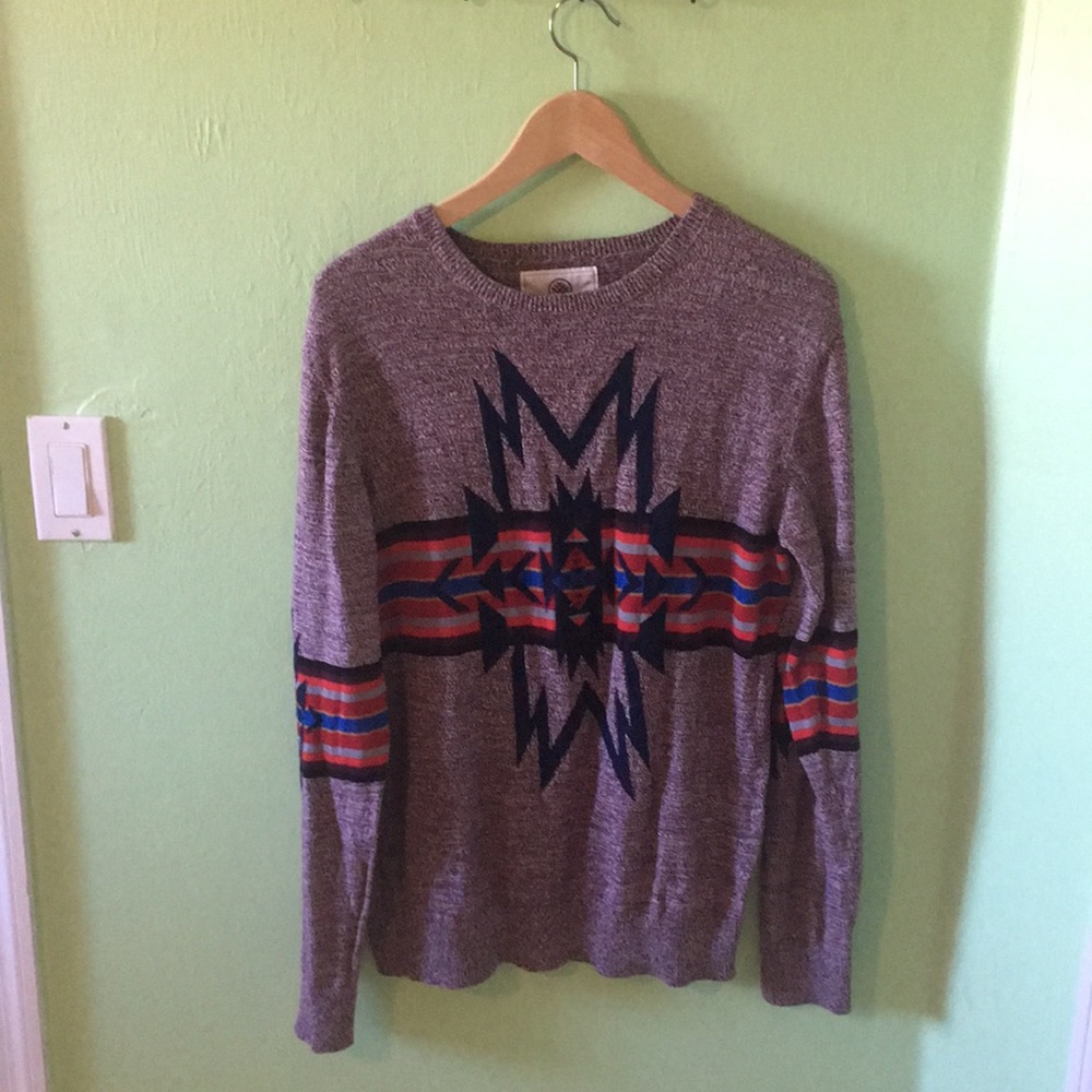 Aztec design sweater