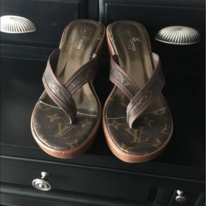 Louis Vuitton wedges