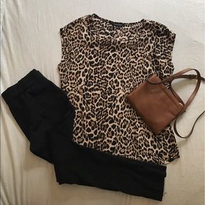 Leopard Print Blouse