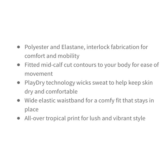 [reebok] yoga pineapple capri - Picture 4 of 4