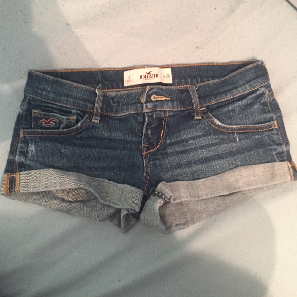 Hollister jean shorts